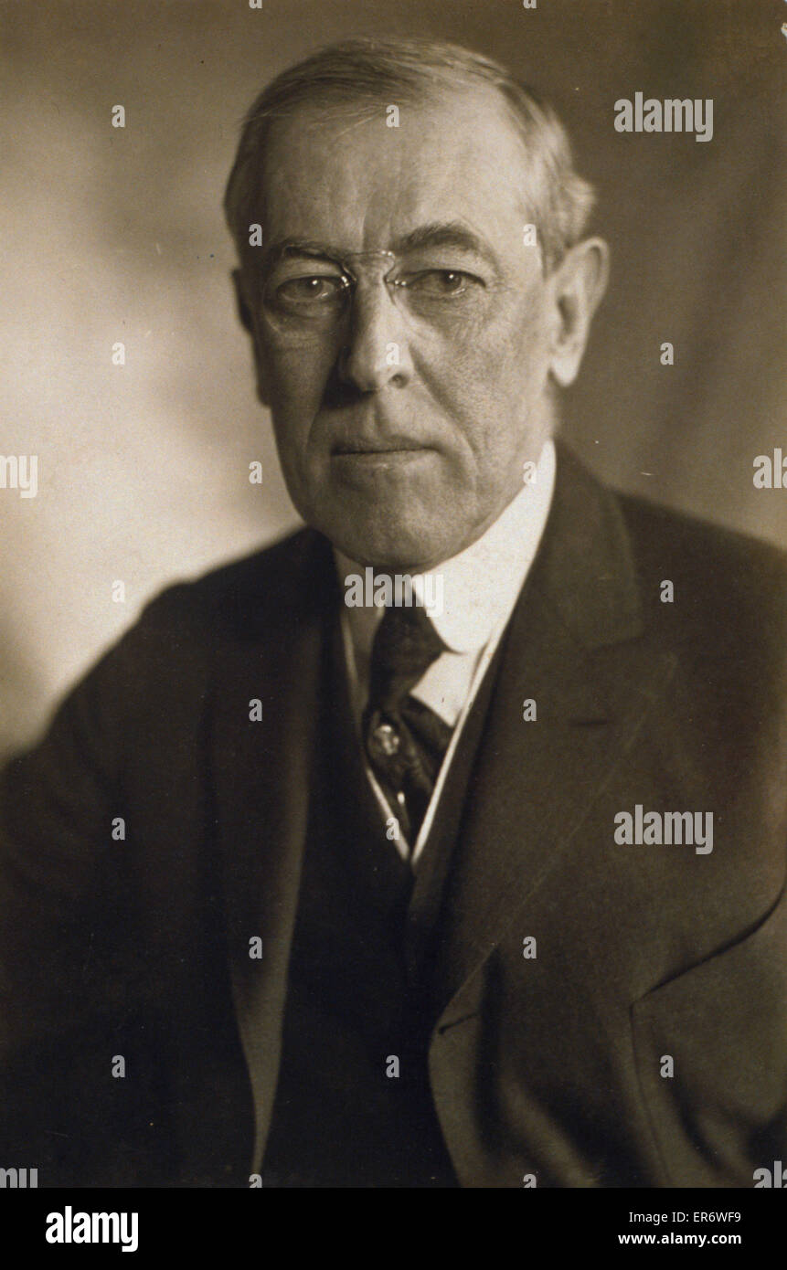 Woodrow Wilson Stock Photo
