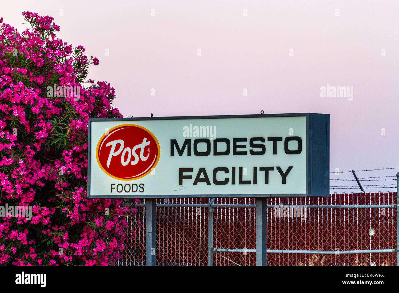 The Post Foods Factory in Modesto California parent company Post