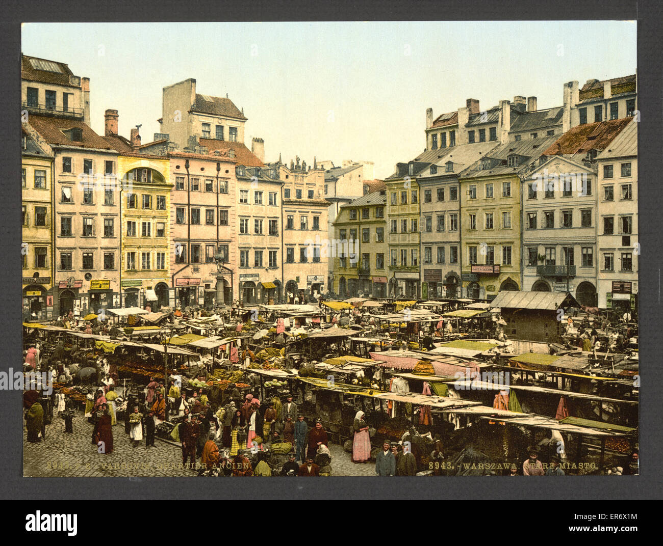 Old part of town, Warsaw, Russia (i.e. Warsaw, Poland Stock Photo - Alamy