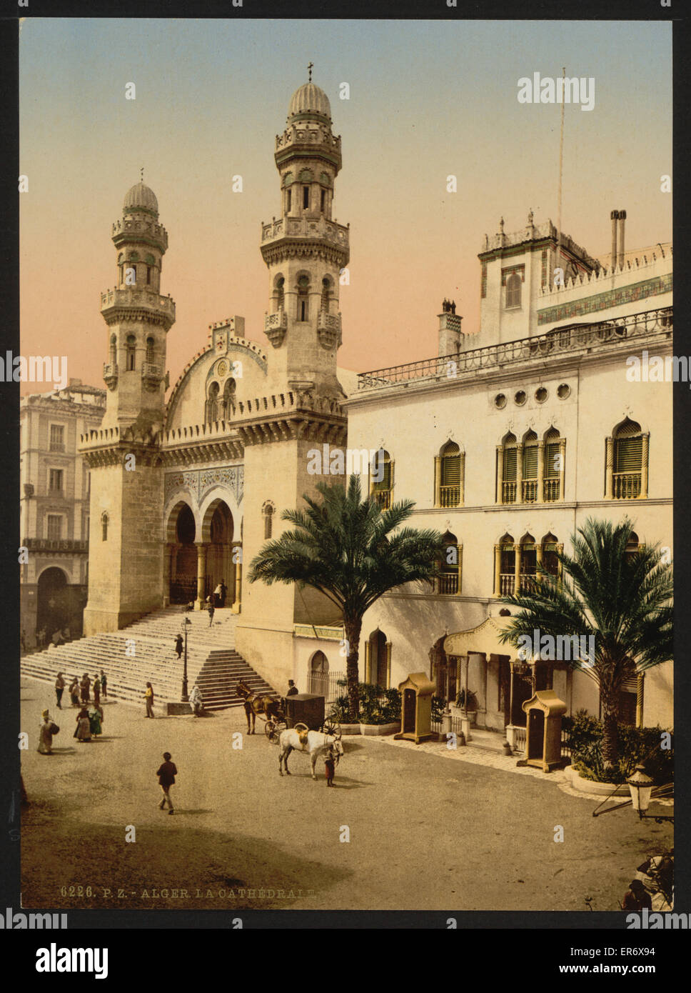 Cathedral, Algiers, Algeria Stock Photo