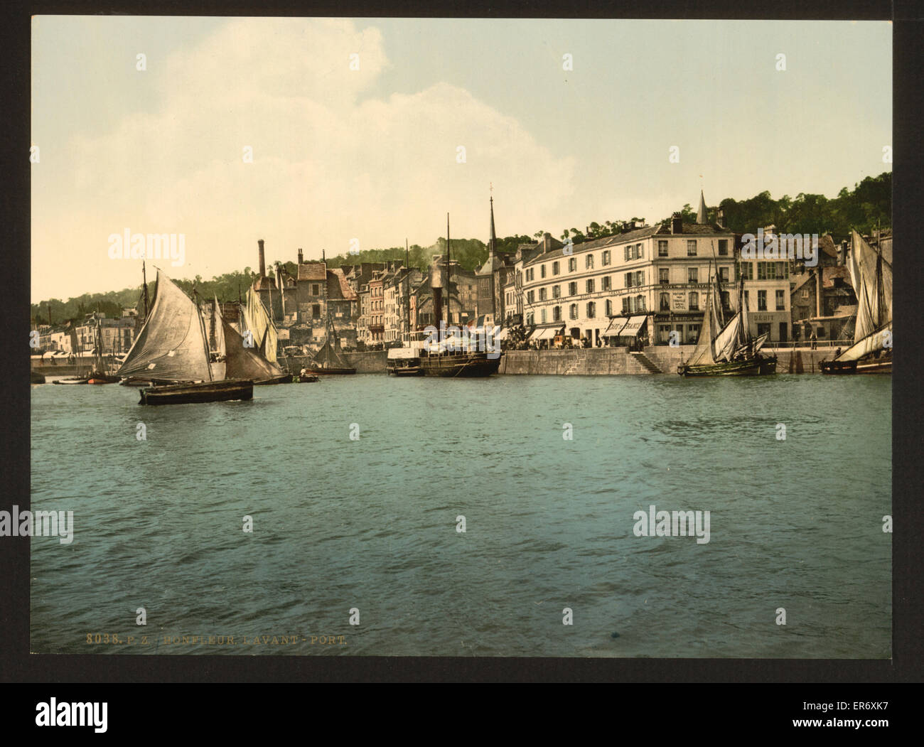 The outer port, Honfleur, France Stock Photo Alamy