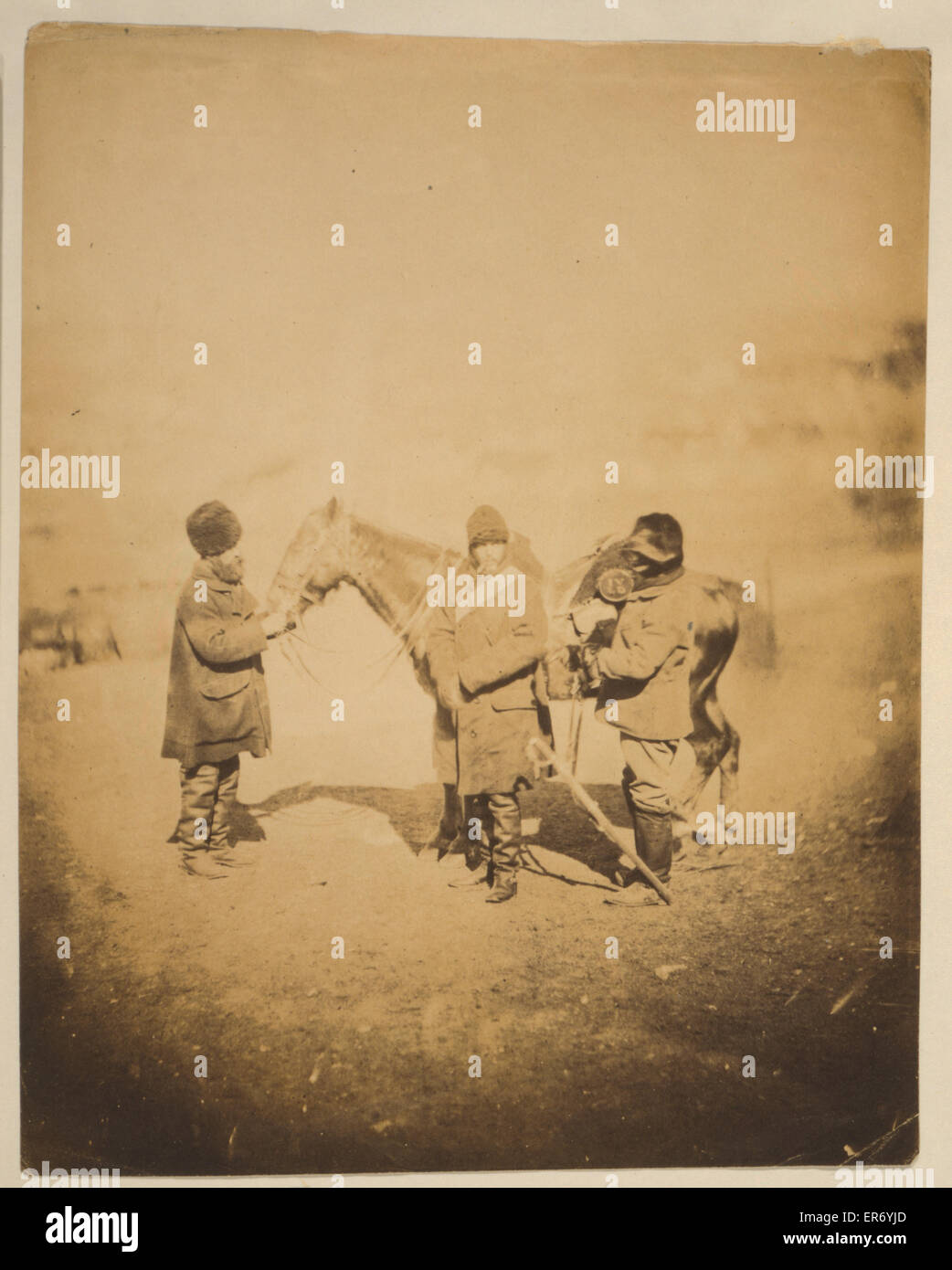Captain Portal, 4th Light Dragoons equipped for Balaklava Stock Photo ...