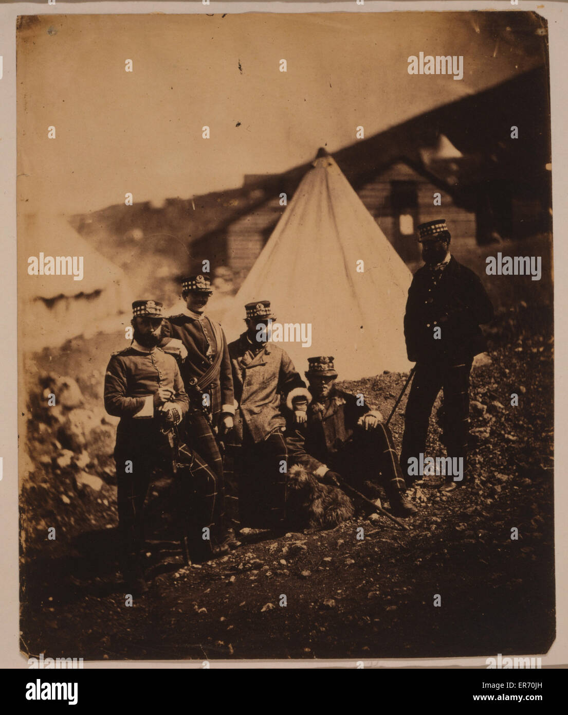Officers of the 71st Regiment Stock Photo - Alamy