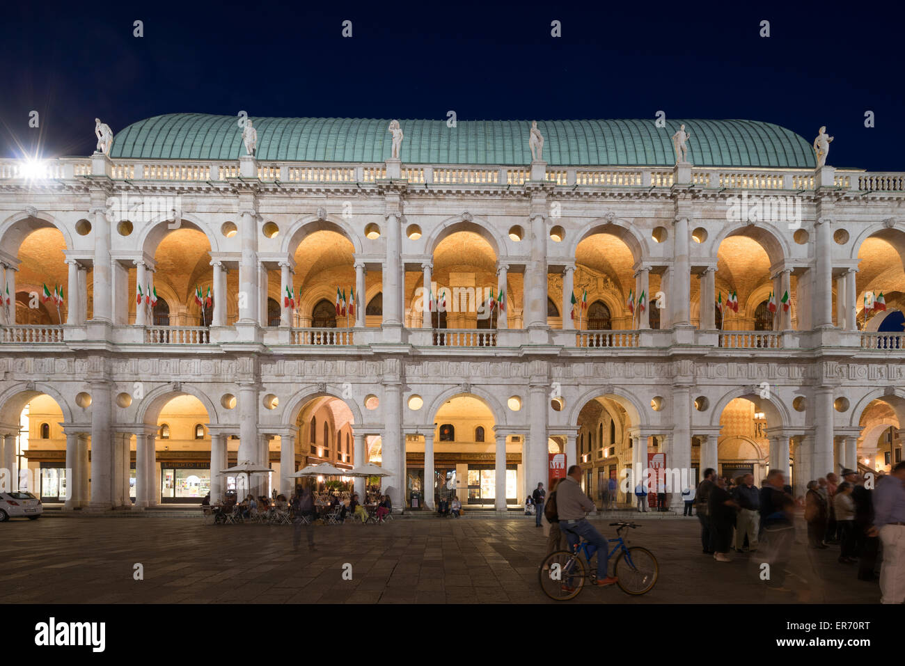 The Basilica Palladiana in the Piazza dei Signori in Vicenza Italy