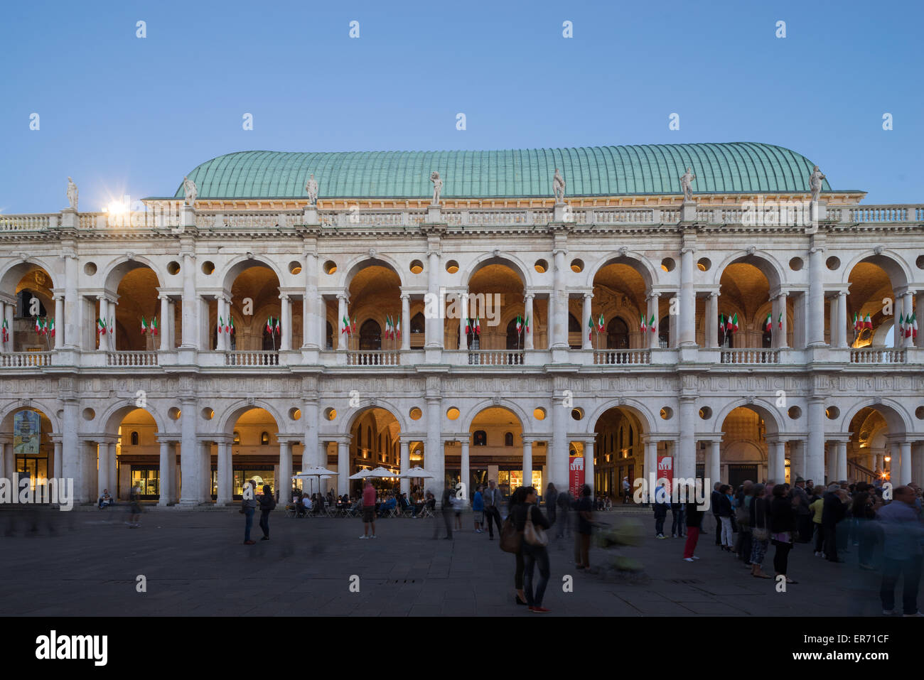 The Basilica Palladiana in the Piazza dei Signori in Vicenza Italy