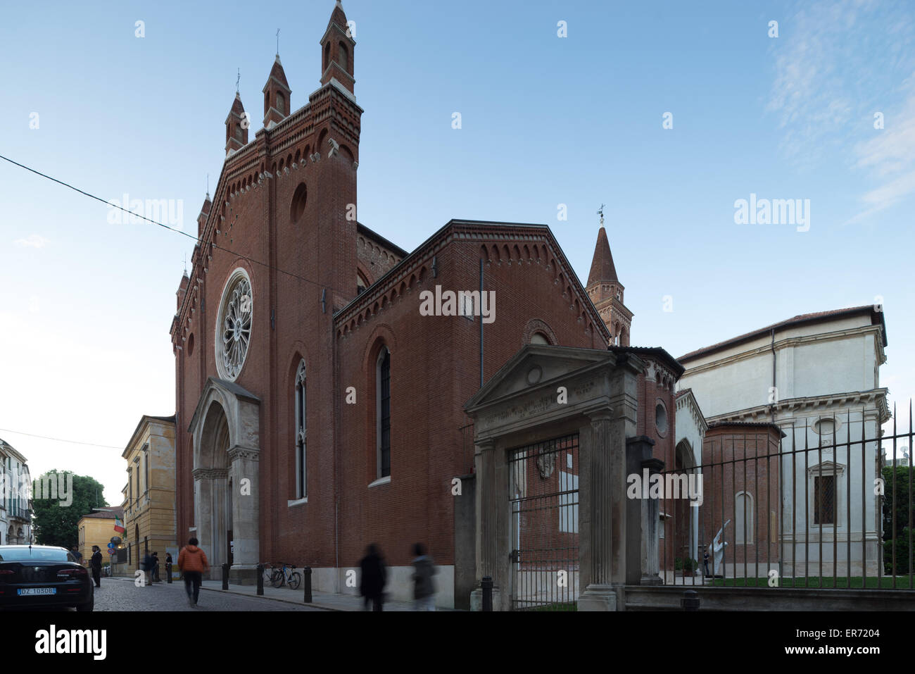 Santa Corona, Dominican church in Vicenza Italy. By architect Andrea Palladio. Stock Photo