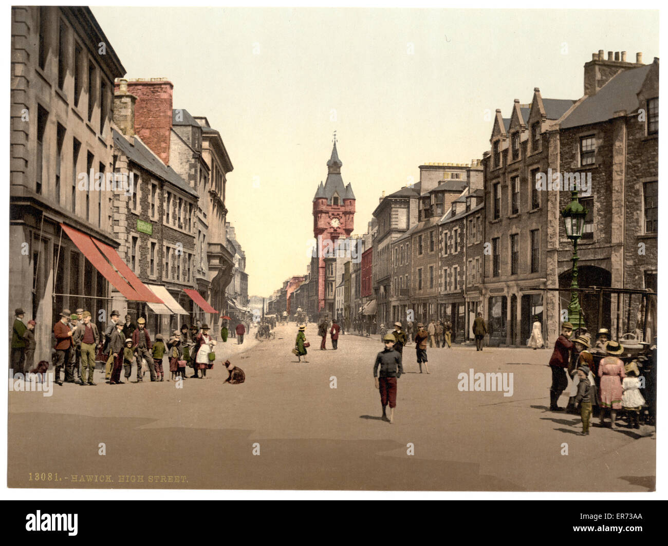 Shops In Hawick High Street, Hawick, Scotland Stock Photo - Alamy