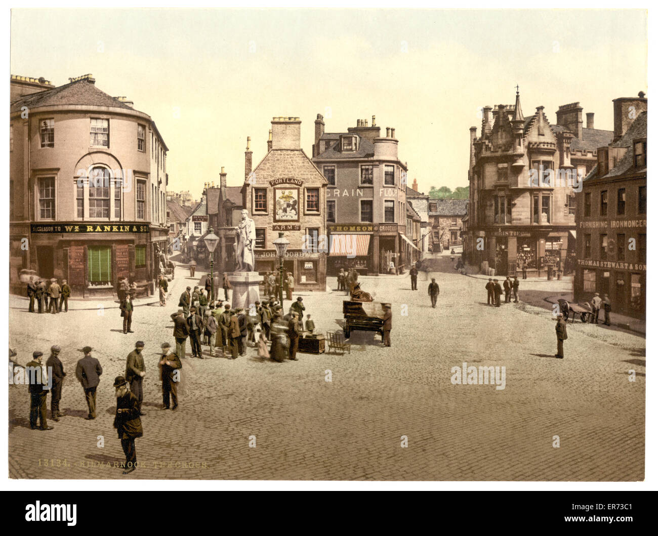 The cross, Kilmarnock, Scotland. Date between ca. 1890 and ca. 1900