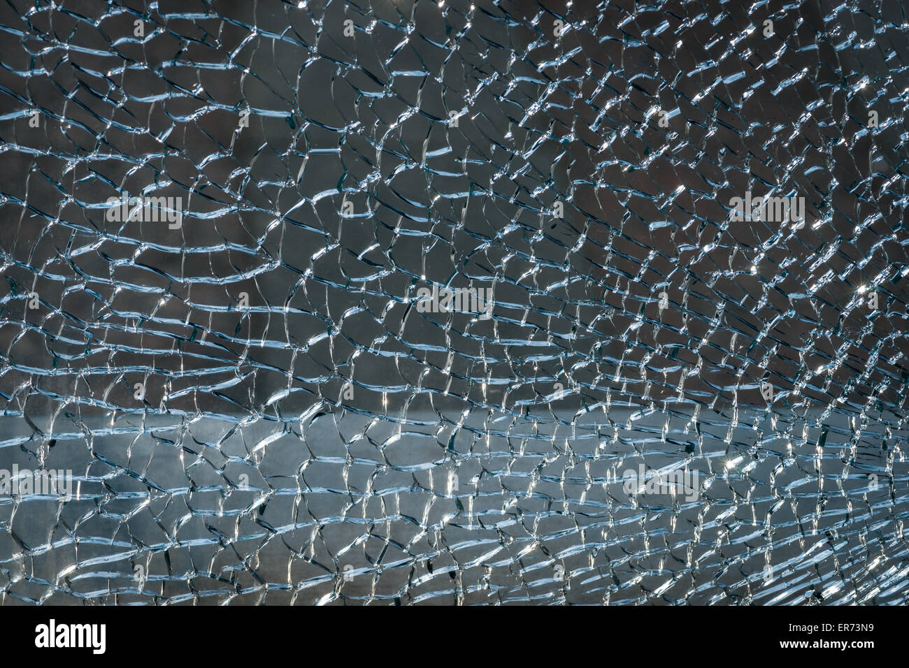 Cracked ice shining glass texture background wallpaper. Stock Photo