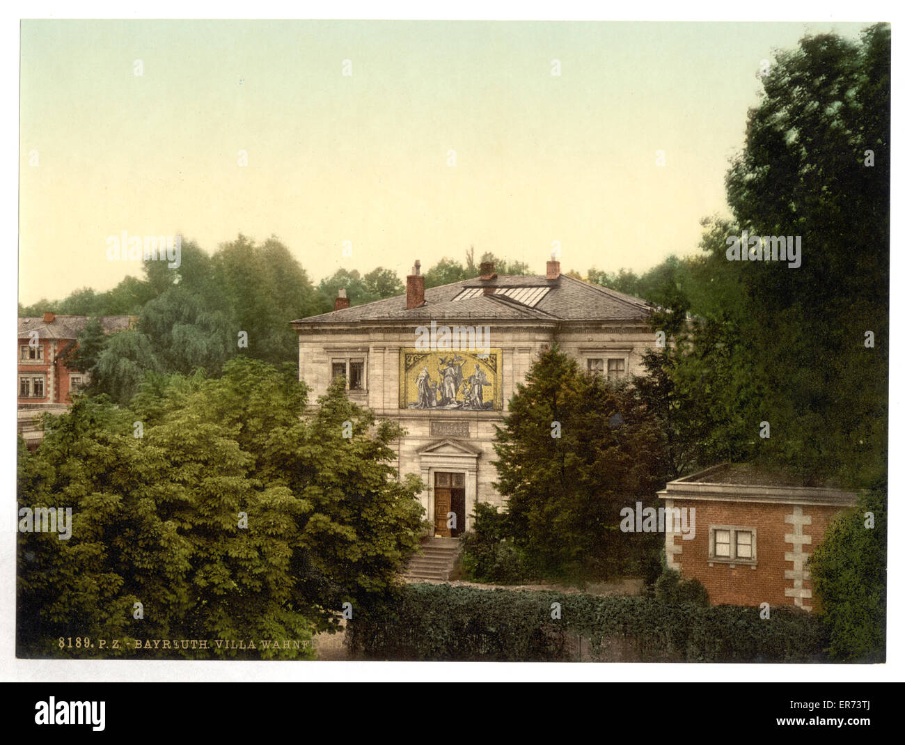Wagner's house, Bayreuth, Bavaria, Germany Stock Photo