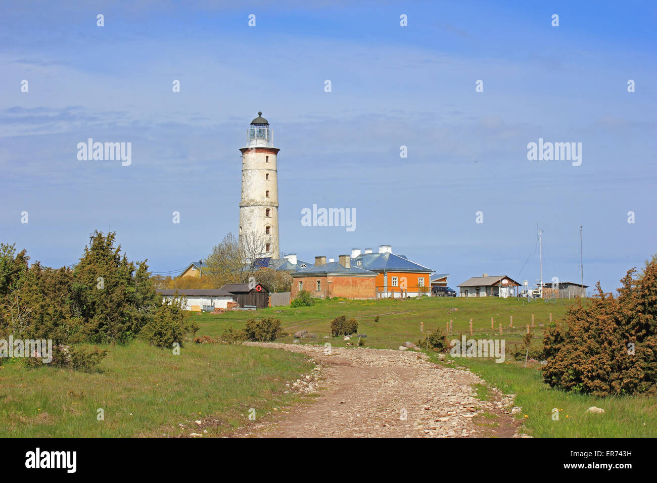 Vilsandi Lighthouse Stock Photo
