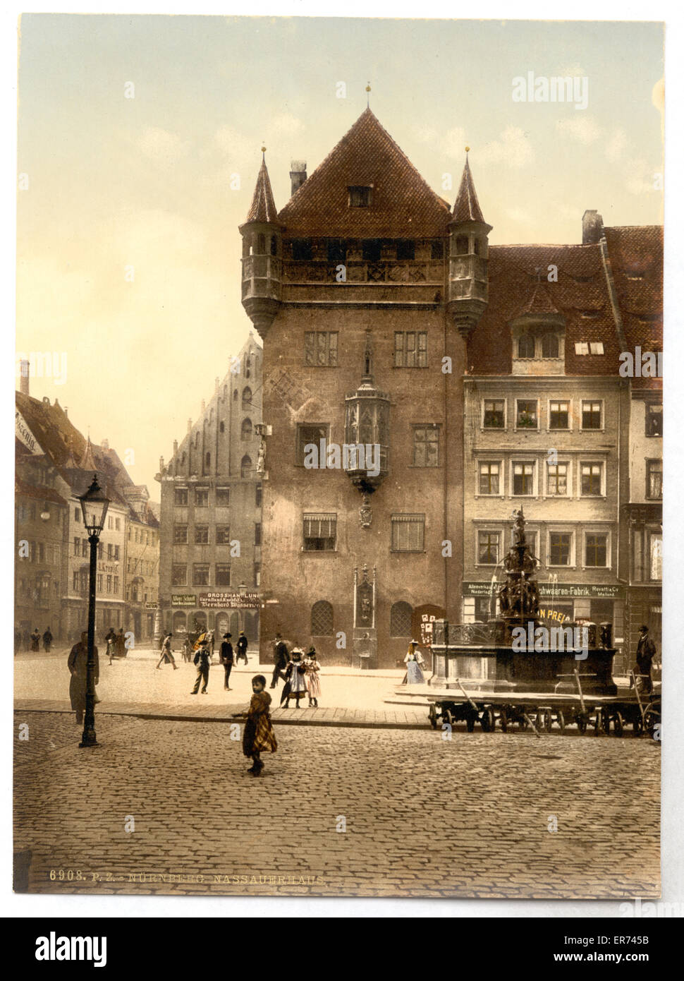 Nassauerhaus, Nuremberg, Bavaria, Germany Stock Photo