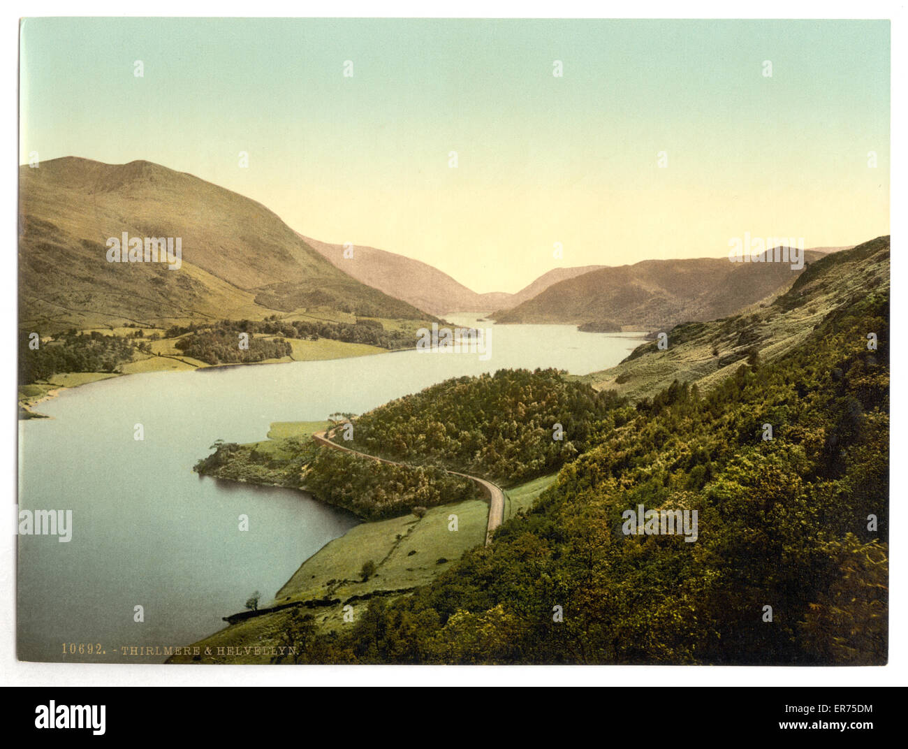 Helvellyn and Thirlmere, Lake District, England Stock Photo Alamy