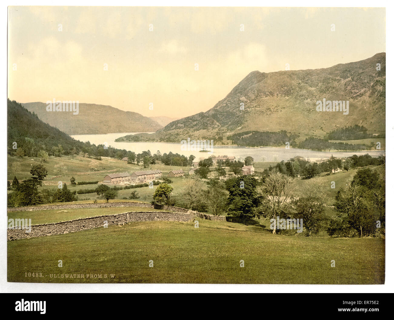 Ullswater, from S. W., Lake District, England Stock Photo