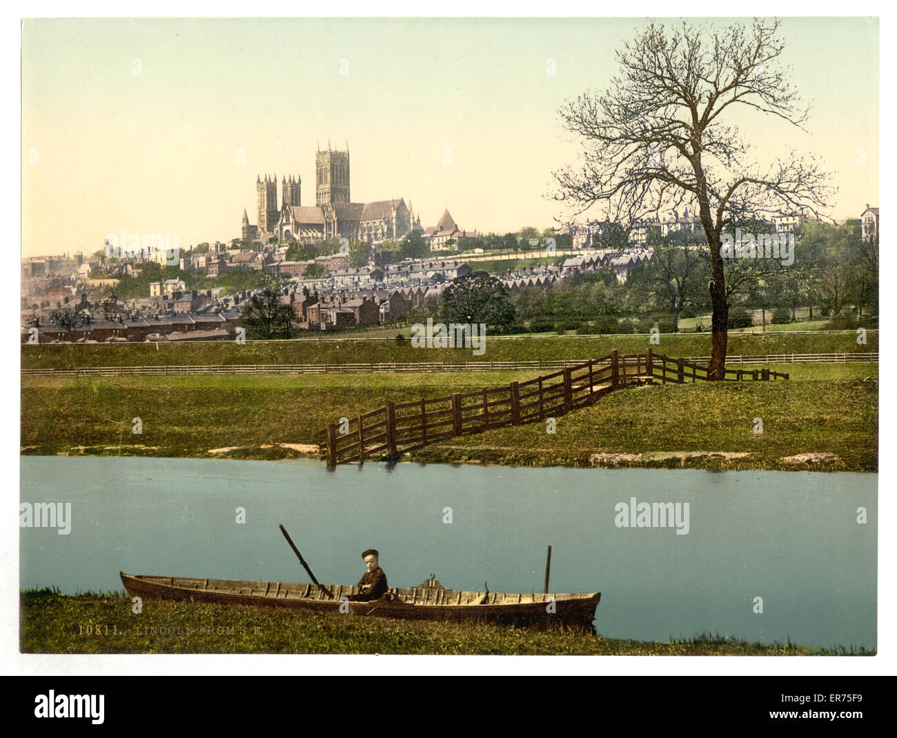 Lincoln, from S. E., Lincoln, England Stock Photo Alamy