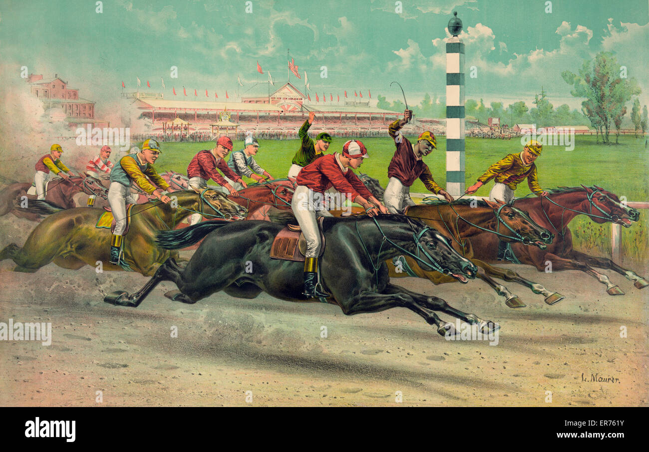 Early Start Racing Start horse race hi-res stock photography and images - Alamy