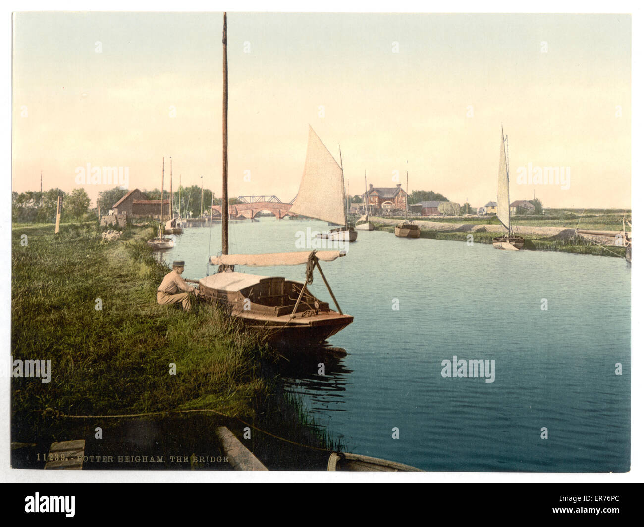 The bridge, Potter Heigham, England Stock Photo Alamy