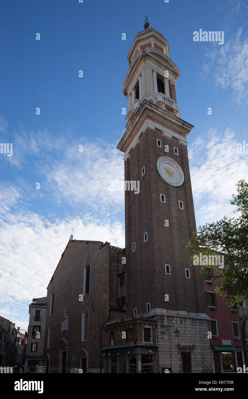 Chiesa dei Santi Apostoli di Cristo. The Church of the Holy Apostles of Christ. In  Cannaregio sestiere, Venice Italy. Stock Photo