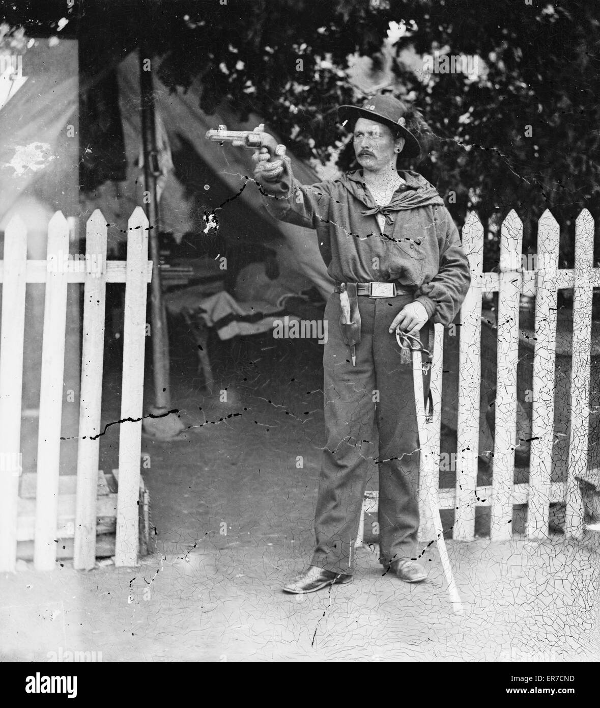 Capt. Schwartz, sharpshooter, 39th New York Regiment. (Garibaldi Guard). Date between 1861 and