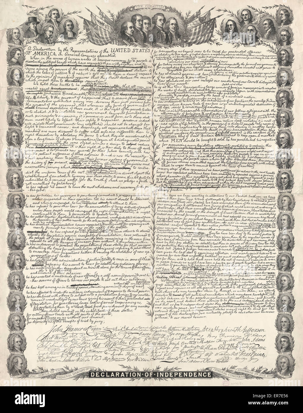 time of day declaration of independence signed