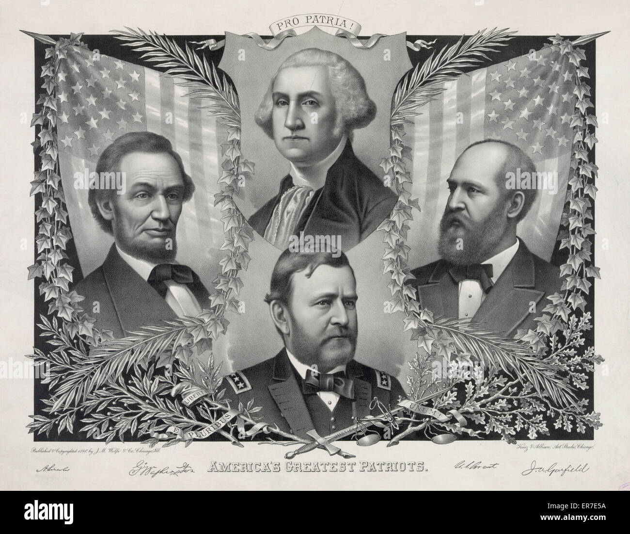 America's greatest patriots Stock Photo