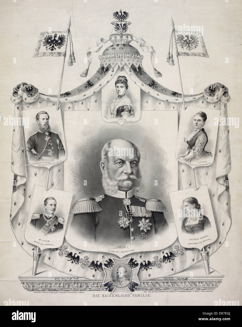 Die Kaiserliche Familie. Stock Photo