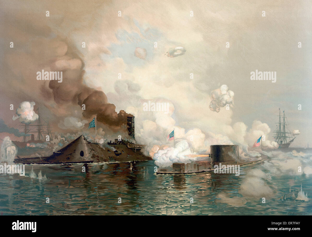 The Monitor and Merrimac Stock Photo Alamy