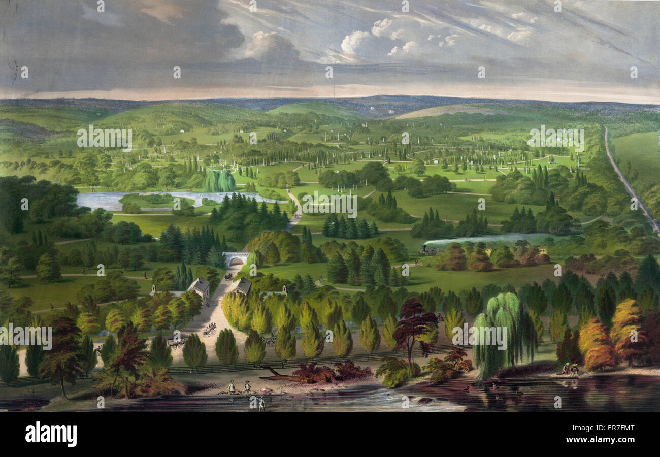 Spring Grove Cemetery Stock Photo Alamy