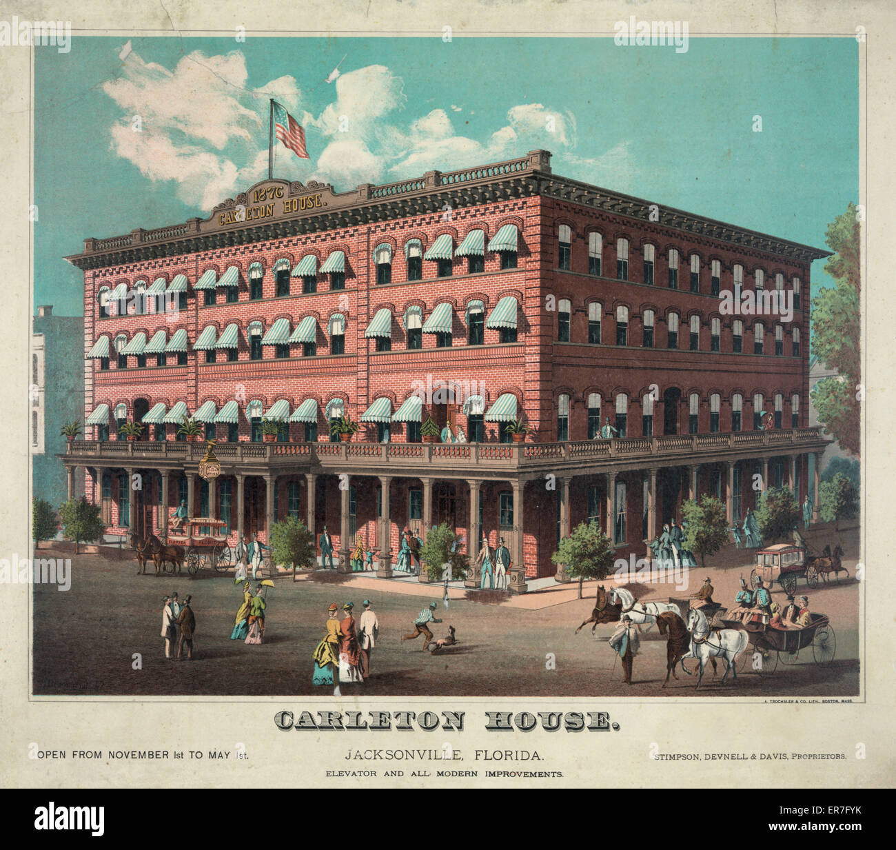 Carleton house. Jacksonville, Florida Stock Photo Alamy