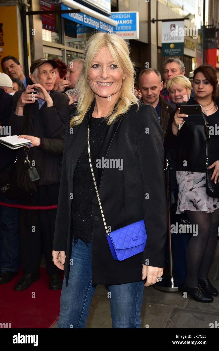 London, UK, 28th May 2015 : Gaby Roslin arrives at the Just Jim Dale press night at Vaudeville Theatre, Strand, London. Photo by Credit:  See Li/Alamy Live News Stock Photo