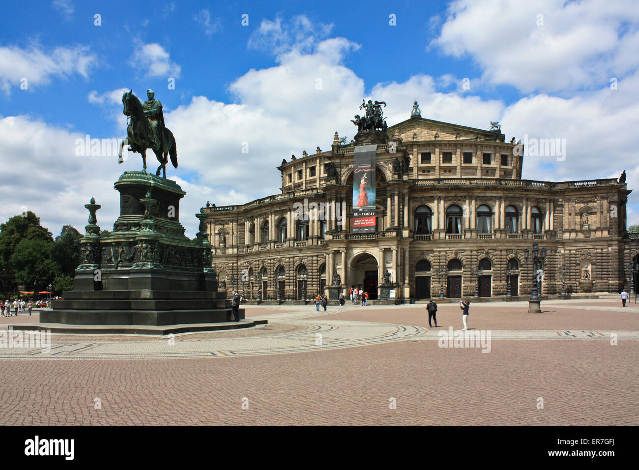 Semperoper in Drezden Stock Photo