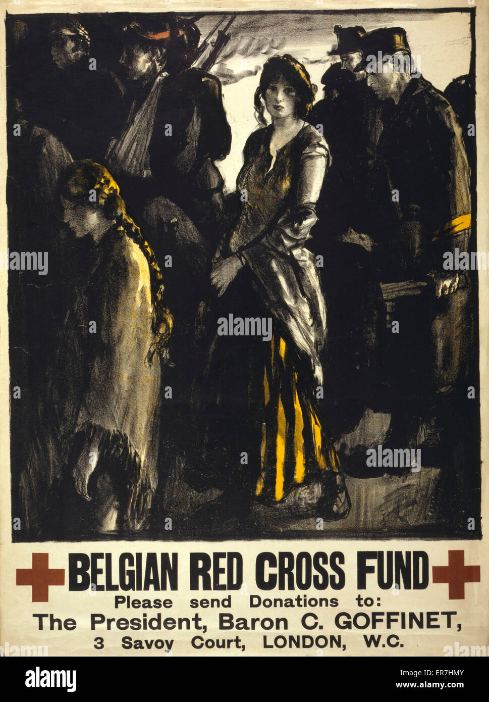 belgian-red-cross-fund-poster-showing-belgian-refugees-and-soldiers