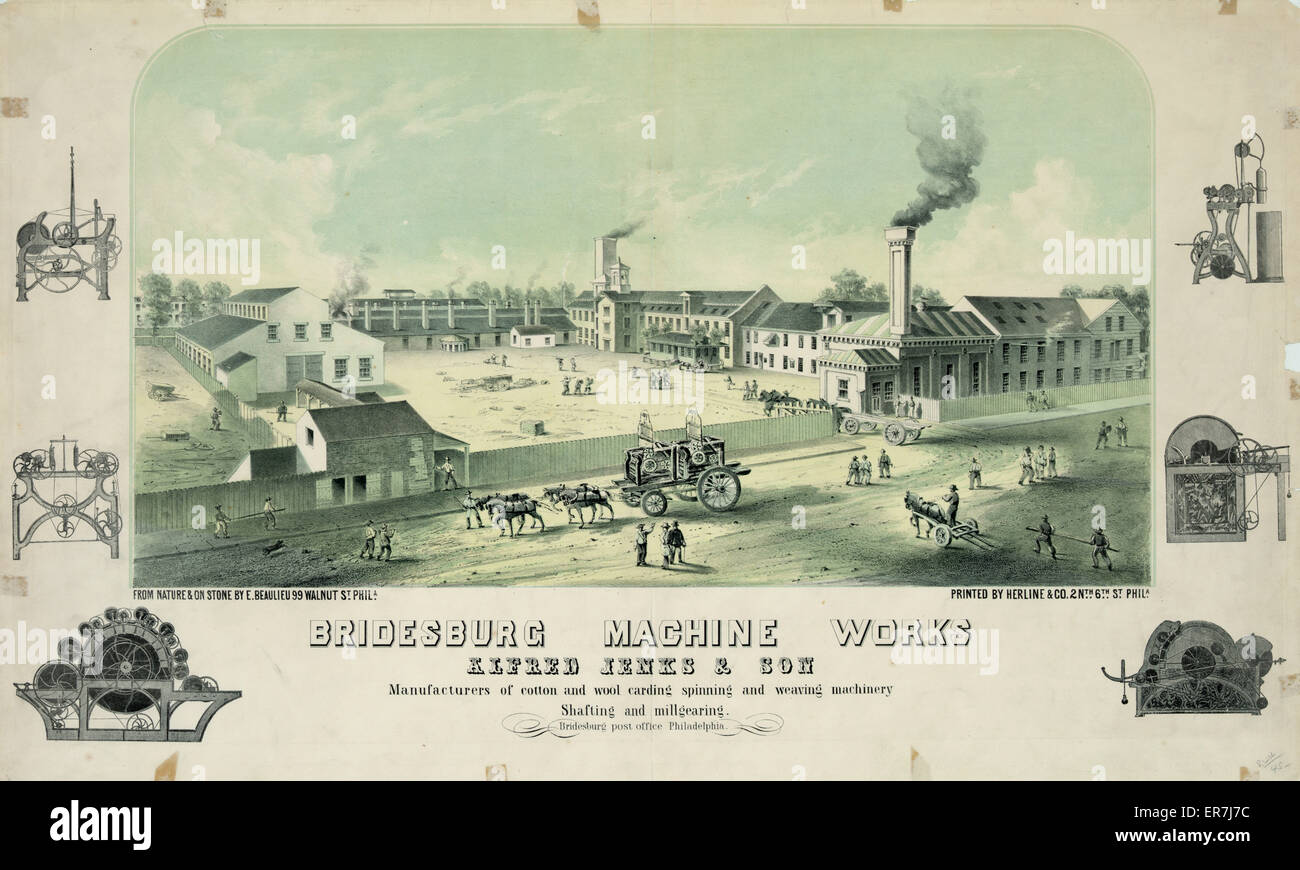 Bridesburg machine works. Alfred Jenks & Son Stock Photo Alamy