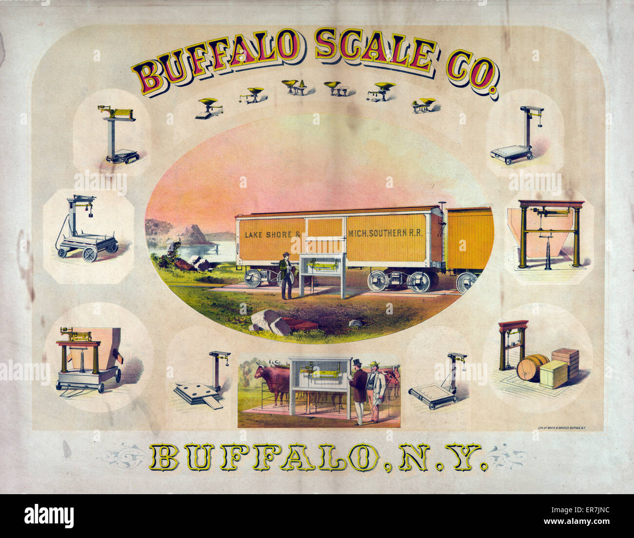 Buffalo scale co Stock Photo
