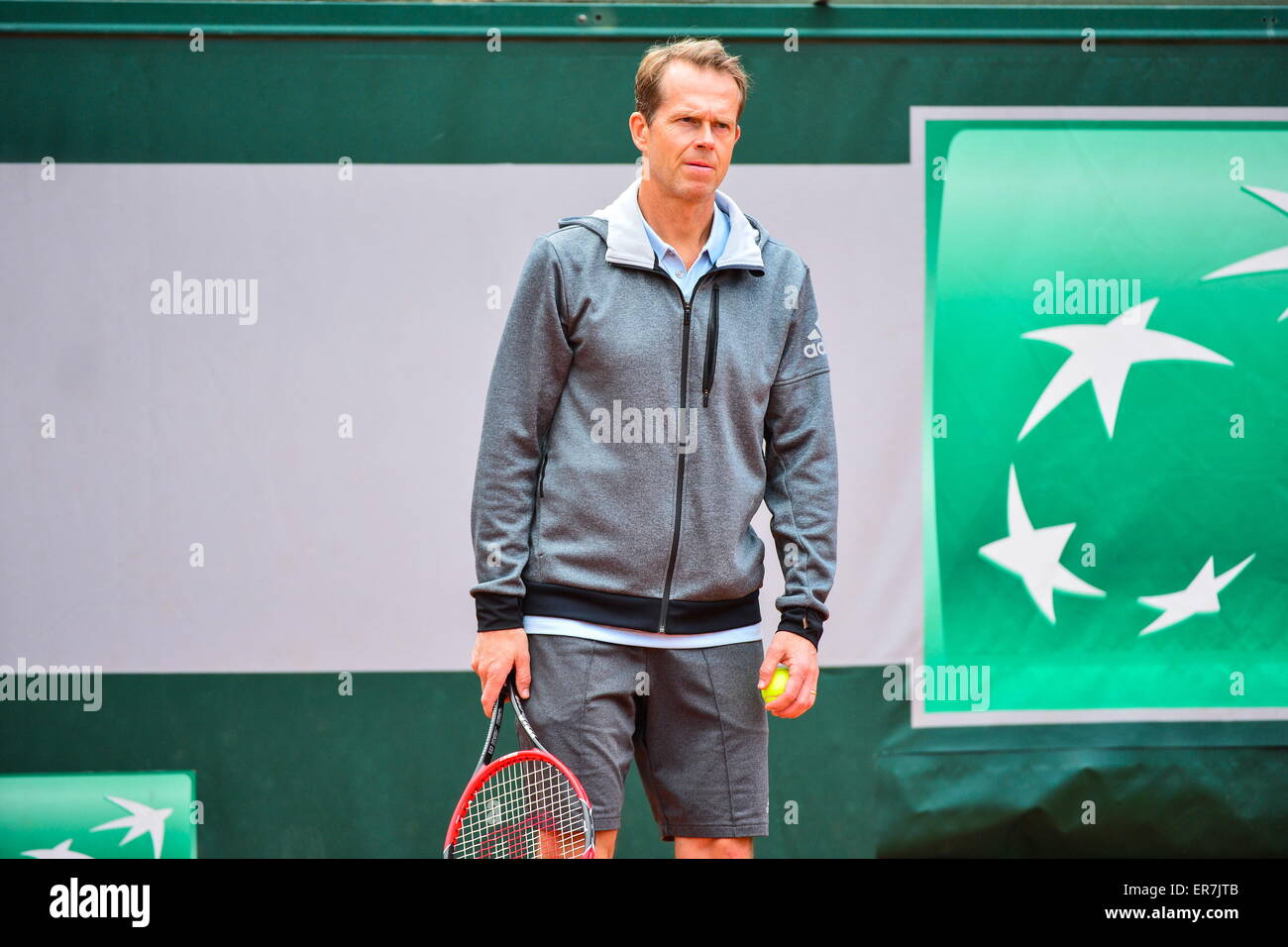 Stefan EDBERG - 21.05.2015 - Entrainement - Roland Garros.Photo ...