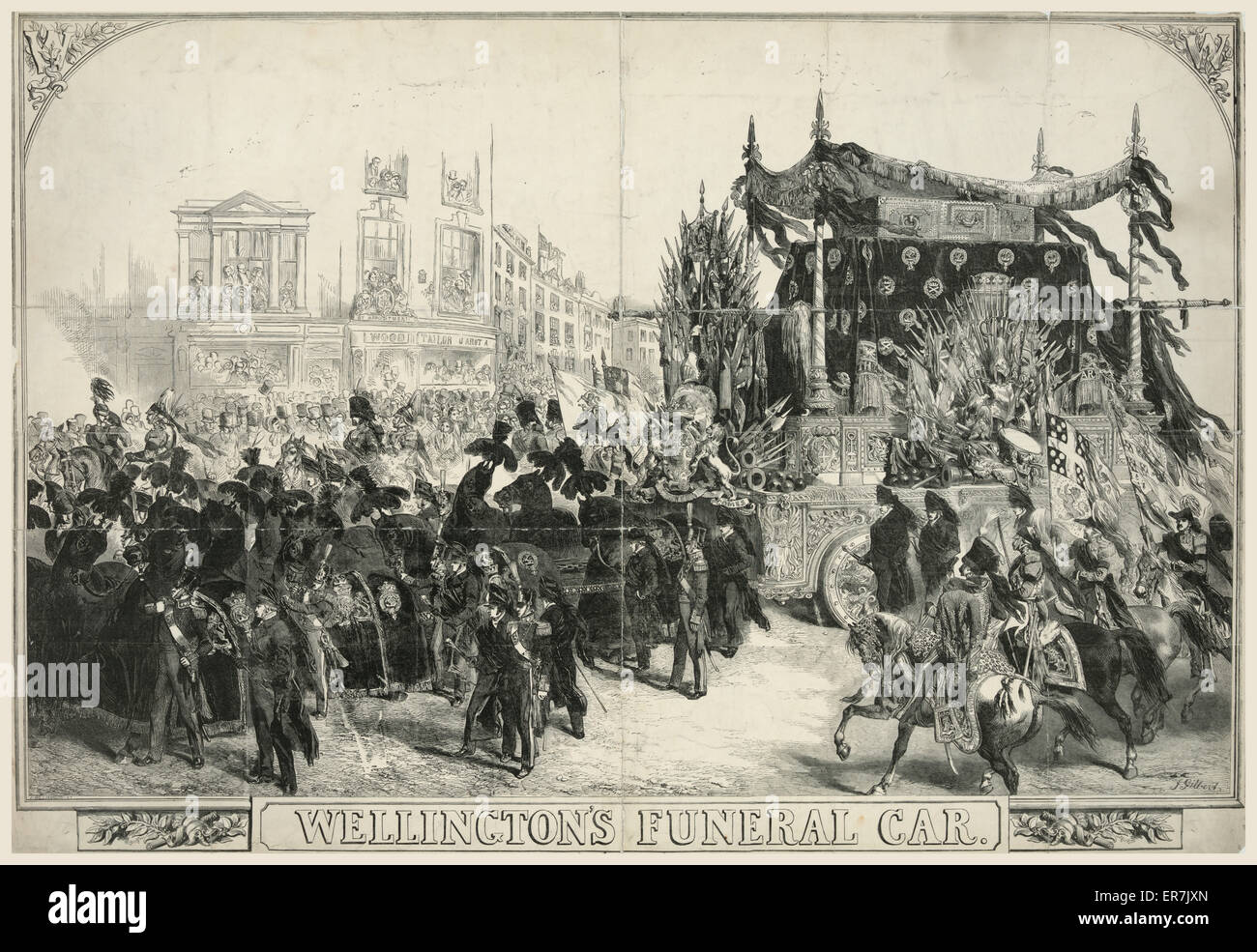 Wellington's funeral car Stock Photo Alamy