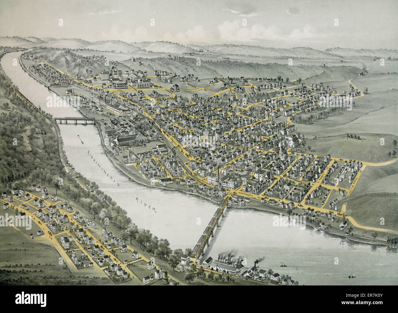 Apollo, Armstrong County Pennsylvania., 1896 Stock Photo Alamy