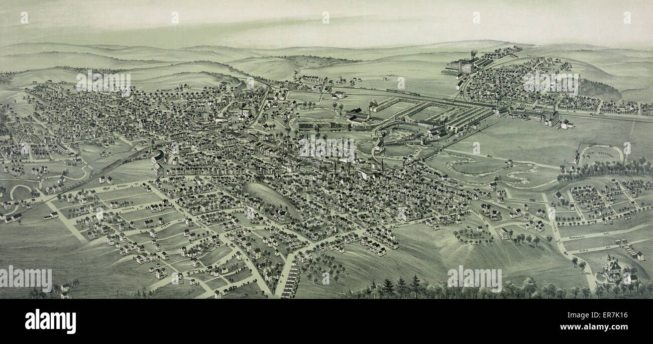 DuBois, Clearfield County Pennsylvania., 1895 Stock Photo