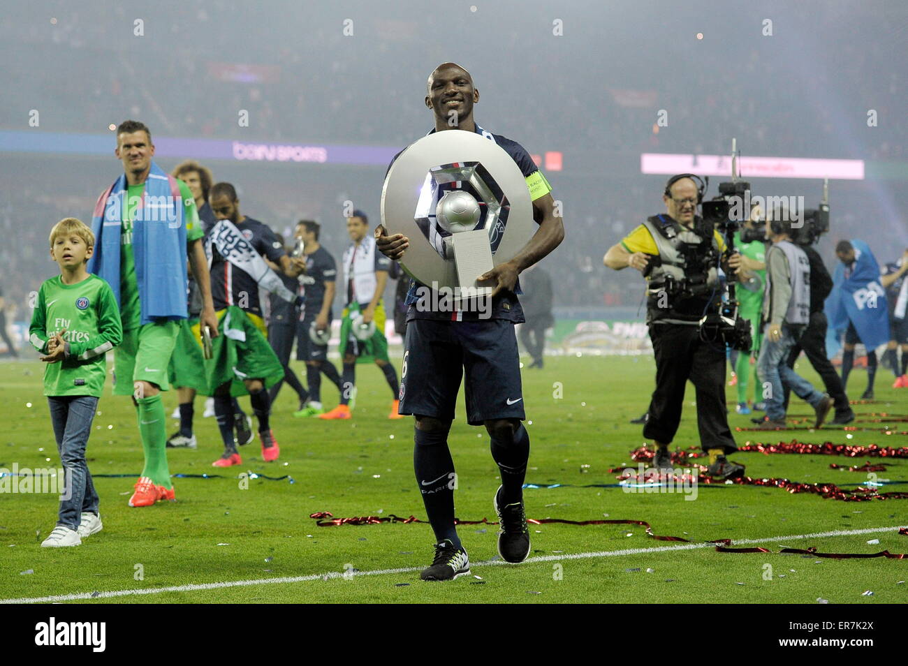 Zoumana Camara Psg Champion 23 05 2015 Psg Reims 38eme Stock Photo Alamy
