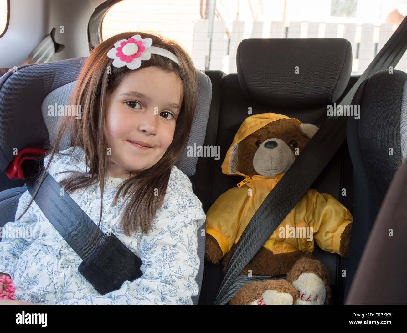 Girl strapped into hires stock photography and images Alamy