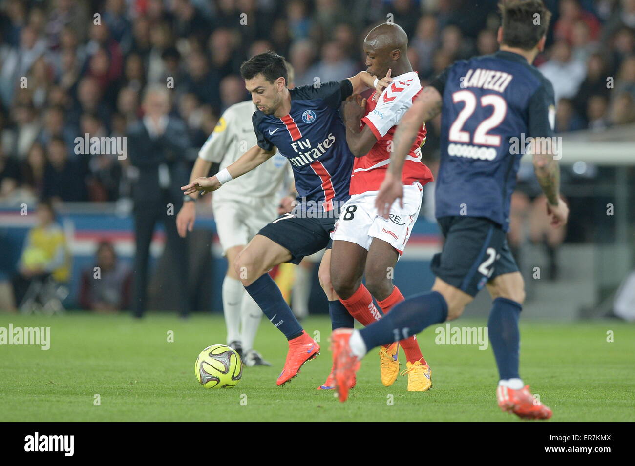Javier Pastore - 23.05.2015 - PSG/Reims - 38eme journee de Ligue 1.Photo : Andre Ferreira/Icon Sport Stock Photo