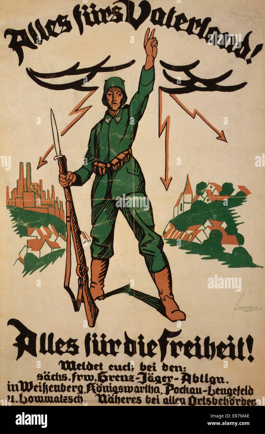 Alles fürs Vaterland! Alles für die Freiheit! - 'Everything for