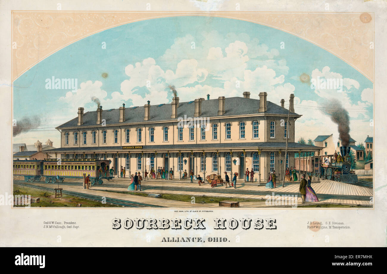 Sourbeck House. Alliance, Ohio Stock Photo Alamy