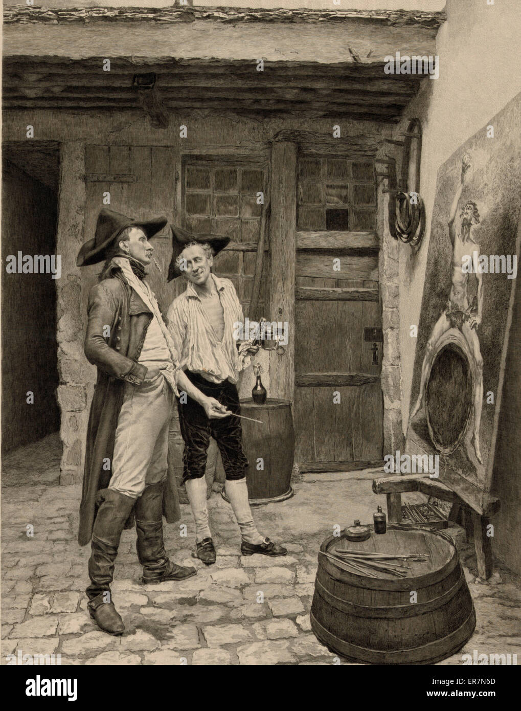 The sign painter Stock Photo Alamy