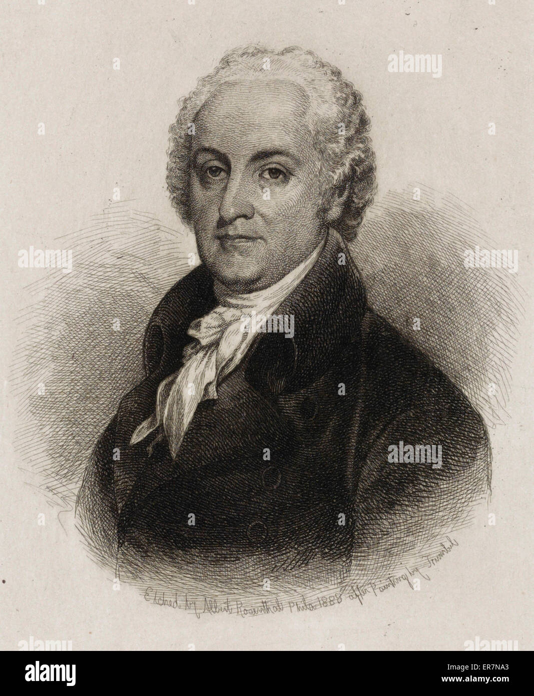 Rufus King, Nat.1755- Ob.1827 Stock Photo