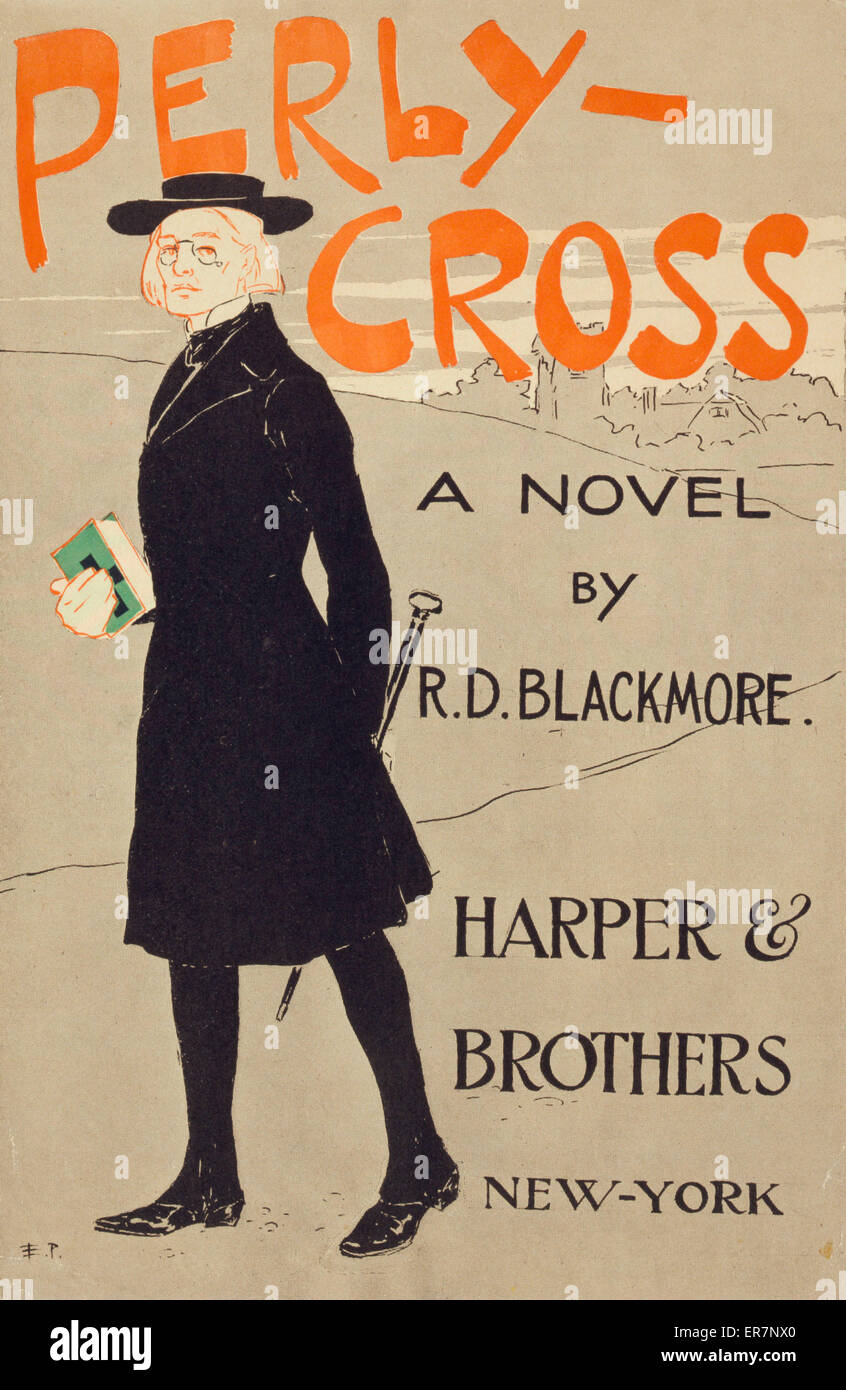 Perly-cross, a novel by RD Blackmore Stock Photo