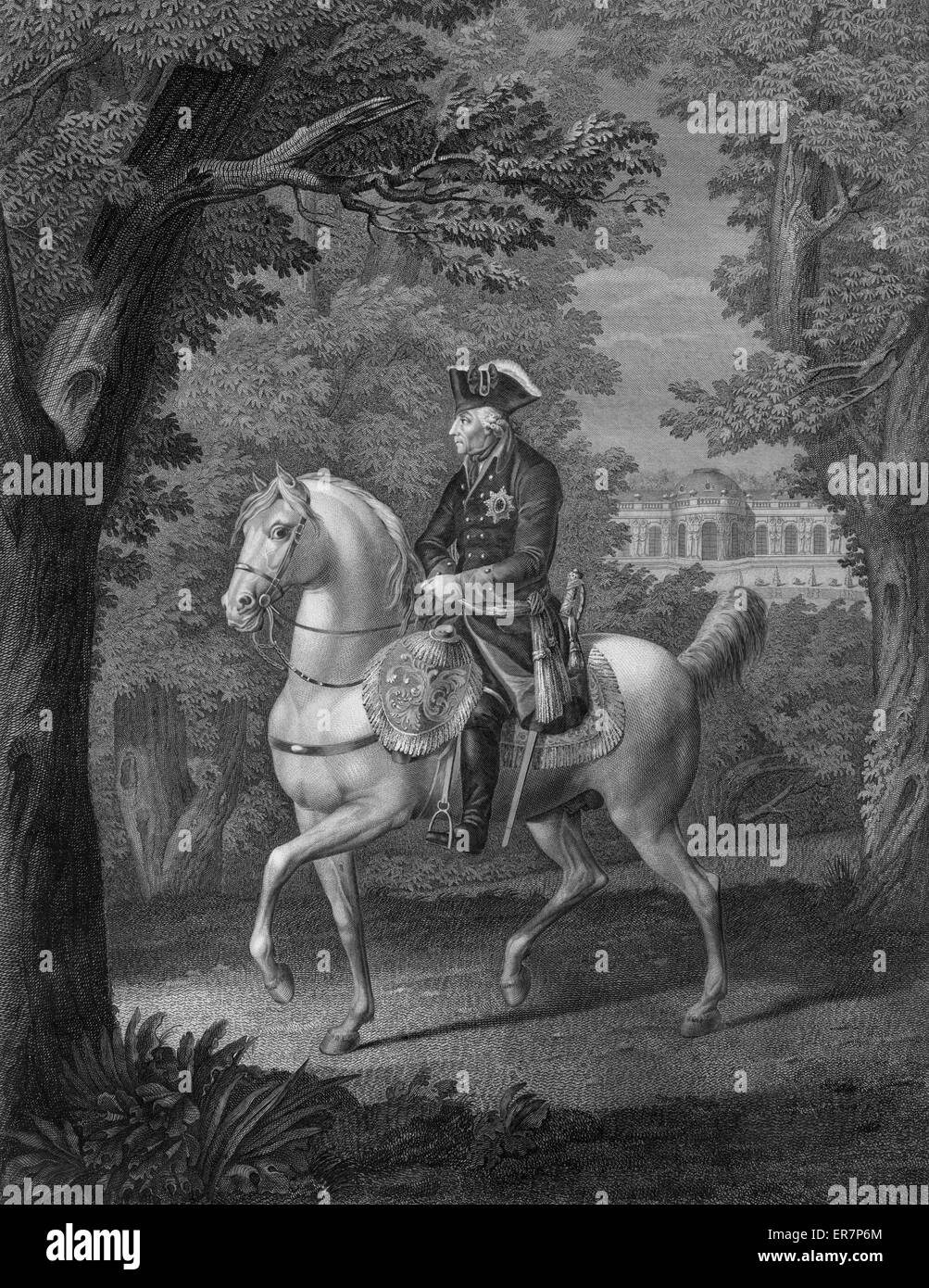 Frederick II, King of Prussia Stock Photo