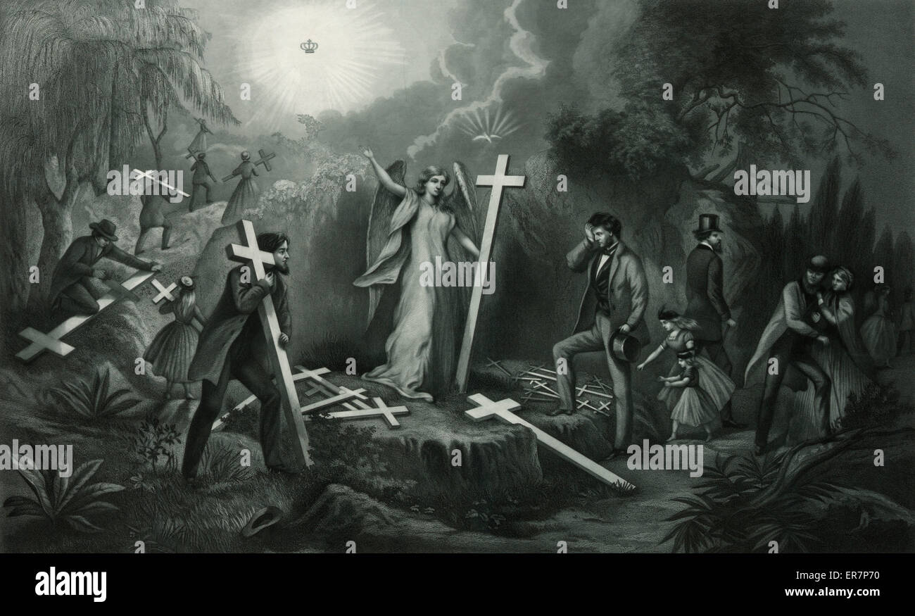 Cross and crown Stock Photo