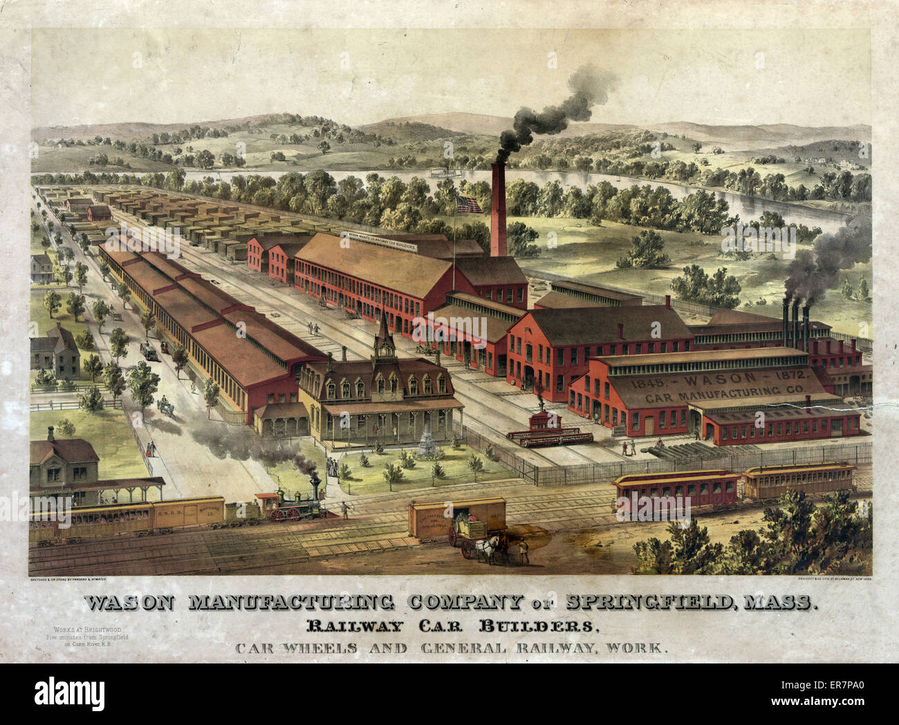 Wason Manufacturing Company of Springfield, Mass. railway car