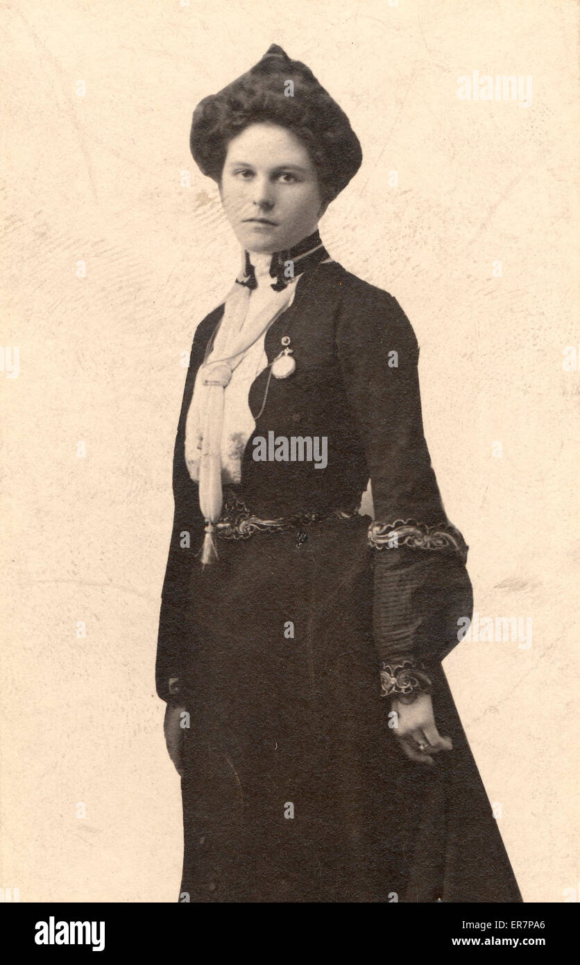 Etta Place, three-quarter length portrait Stock Photo
